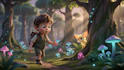 create an ai 3d animated short video scene