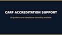 prepare mental health facility licensing and carf accreditation documentation