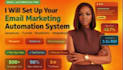 setup email marketing automation system on moosend, mailerlite, activecampaign