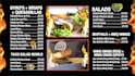 do food menu card digital menu TV screen animated video design restaurant menu