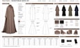 fashion design islamic clothing tech pack modest wear tech pack abaya tech pack