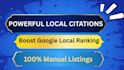 build powerful local citations for local SEO ranking