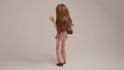 retopology 3d character, realistic texture, stylized, control rigging, animation