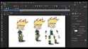 create professional 2d character design for adobe animate