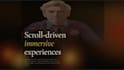 design scroll driven immersive websites