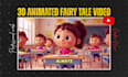 create kids 3d animated fairy tale video for your youtube channel