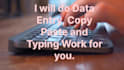do fast data entry and copy paste work