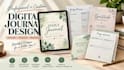 design a professional digital journal and planner