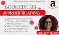 do developmental editing, proofreading, line editing thriller, memoir, fantacy