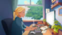 create loop lofi animation image and video for your social media content