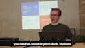 design a presentation for business, startups, and academics