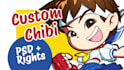 design a custom anime chibi character as a unique gift