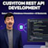 develop a custom rest API using python fastapi or django