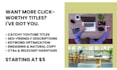 write catchy youtube titles and video descriptions