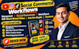 document social commerce workflows edit short brand video caption hooks content