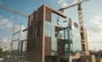 ai timelapse video for architecture and site construction