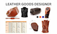 create leather goods tech pack bag purse designer belt tech pack designer