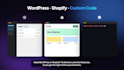 build a custom web app in nextjs, react, wordpress, shopify