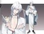 model and rigging live2d vtuber model, live 2d rigging, in anime style