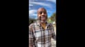 create a male ugc video walking outside