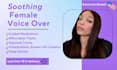record a female voice over for meditation, affirmations, hypnosis