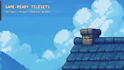 create a  pixel art background illustration for your game