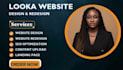 design and redesign looka website and landing page