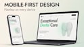 design and develop a dental clinic website for dentists and orthodontists