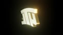 create a shiny metallic 3d spinning logo animation or rotating loop