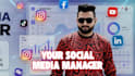 be your social media marketing manager and content creater