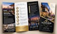design bifold, trifold brochure company or business marketing brochure, catalog