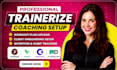 setup trainerize everfit workout plan health and fitness truecoach coaching app