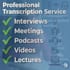 transcribe audio and video to text accurately
