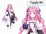 create a female vtuber model anime girl live2d vtuber model 2d vtuber rigging