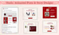 design professional canva social media posts for your brand