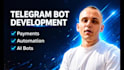 develop a custom telegram bot using python