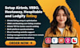 setup airbnb, vrbo, hostaway, hospitable and lodgify listing