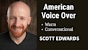 record a warm conversational american male voice over