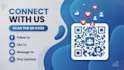 create a professional qr code for your website, menu, or business