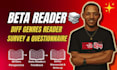 beta read manuscript, fill readers questionaires, provide critique, beta reader