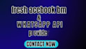 setup fresh facebook bm 250, 2k, 10k, 100, limit verified whatsapp api