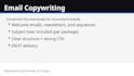 write ecommerce email copy that converts