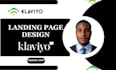 design landing page using klaviyo