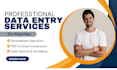 do excel data entry, spreadsheet cleanup, PDF data conversion in 24h