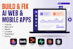 build, fix ai web apps with claude lovable and supabase integration expert