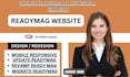 readymag website design with custom readymag features full readymag build