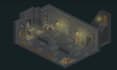16bit isometric pixel art rooms, game backgrounds, pixel tilesets, sprite sheets