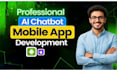 develop ai flutter mobile app with eye catching thumbnail for playstore, chatbot