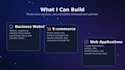 do full stack development