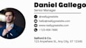 make clickable HTML email signature for email, outlook